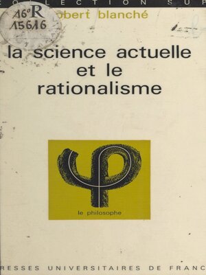 cover image of La science actuelle et le rationalisme